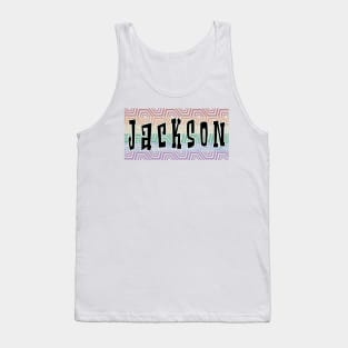 LGBTQ PATTERN AMERICA JACKSON Tank Top